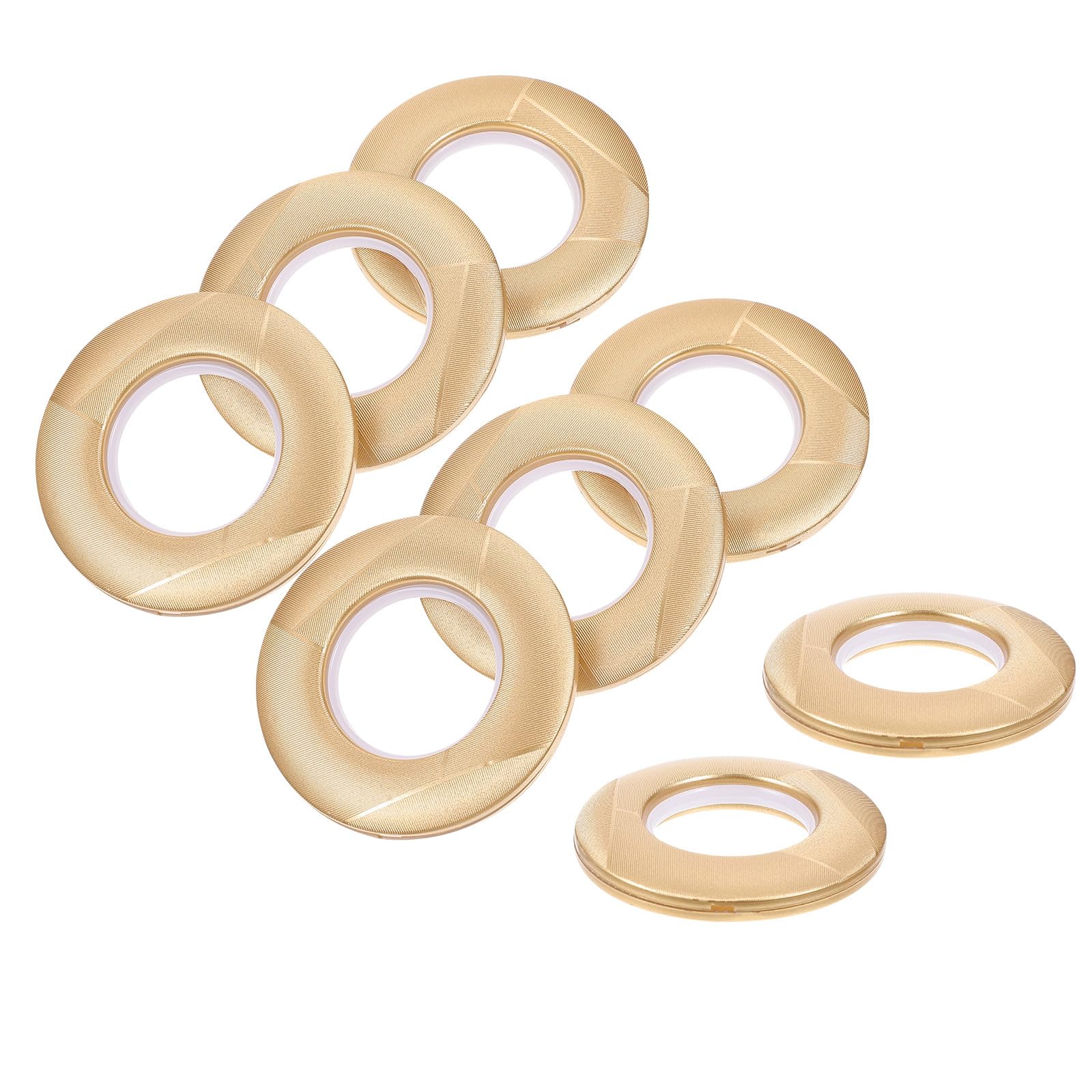 Artibetter Anneaux Perforés Design Raisonnable 80 pour Rideaux en Plastique PP 80 Pièces Forme Arrondie pour Salon et Chambre à Coucher