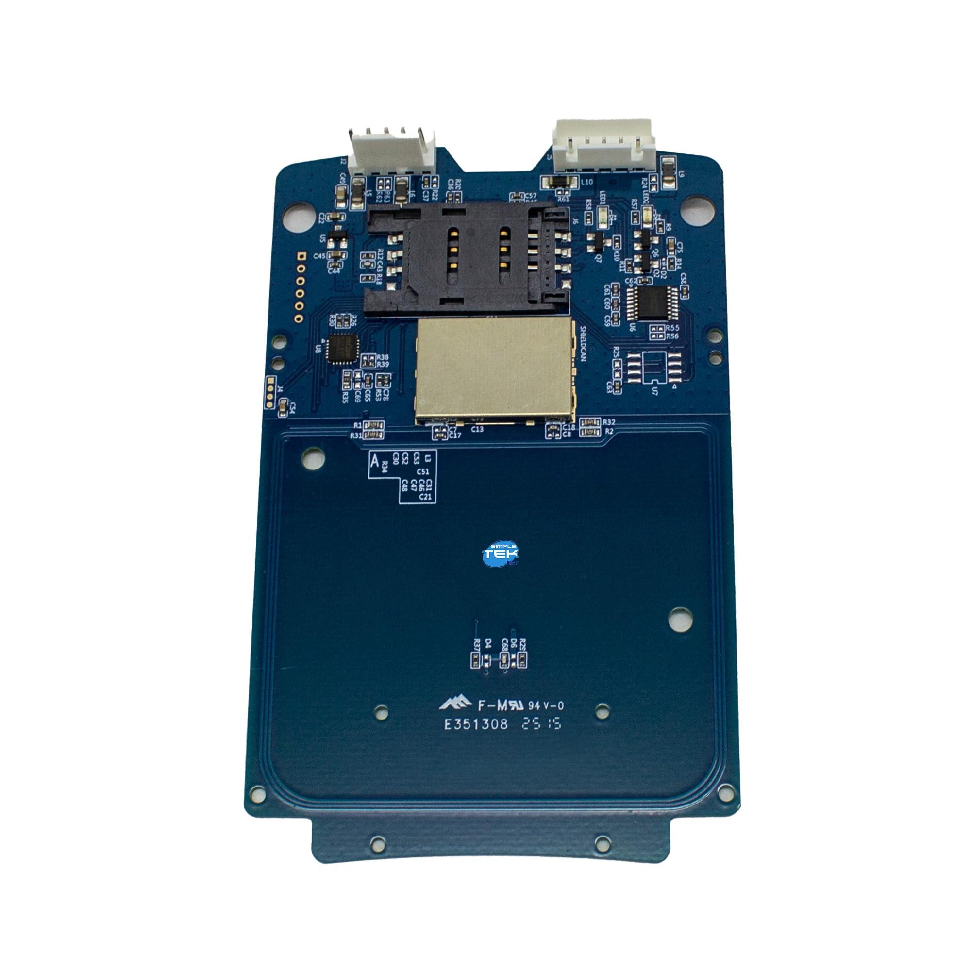 SIMPLETEK – Modulo Lettore Smart Card NFC RFID Contactless Emulazione Card | ISO 14443, Radiofrequenza, FeliCa, ISO 18092 NFC, ISO 15693, R/W, CCID, PC/SC, UBS 2.0, VGA, Connettore JST SH, LED bicolore