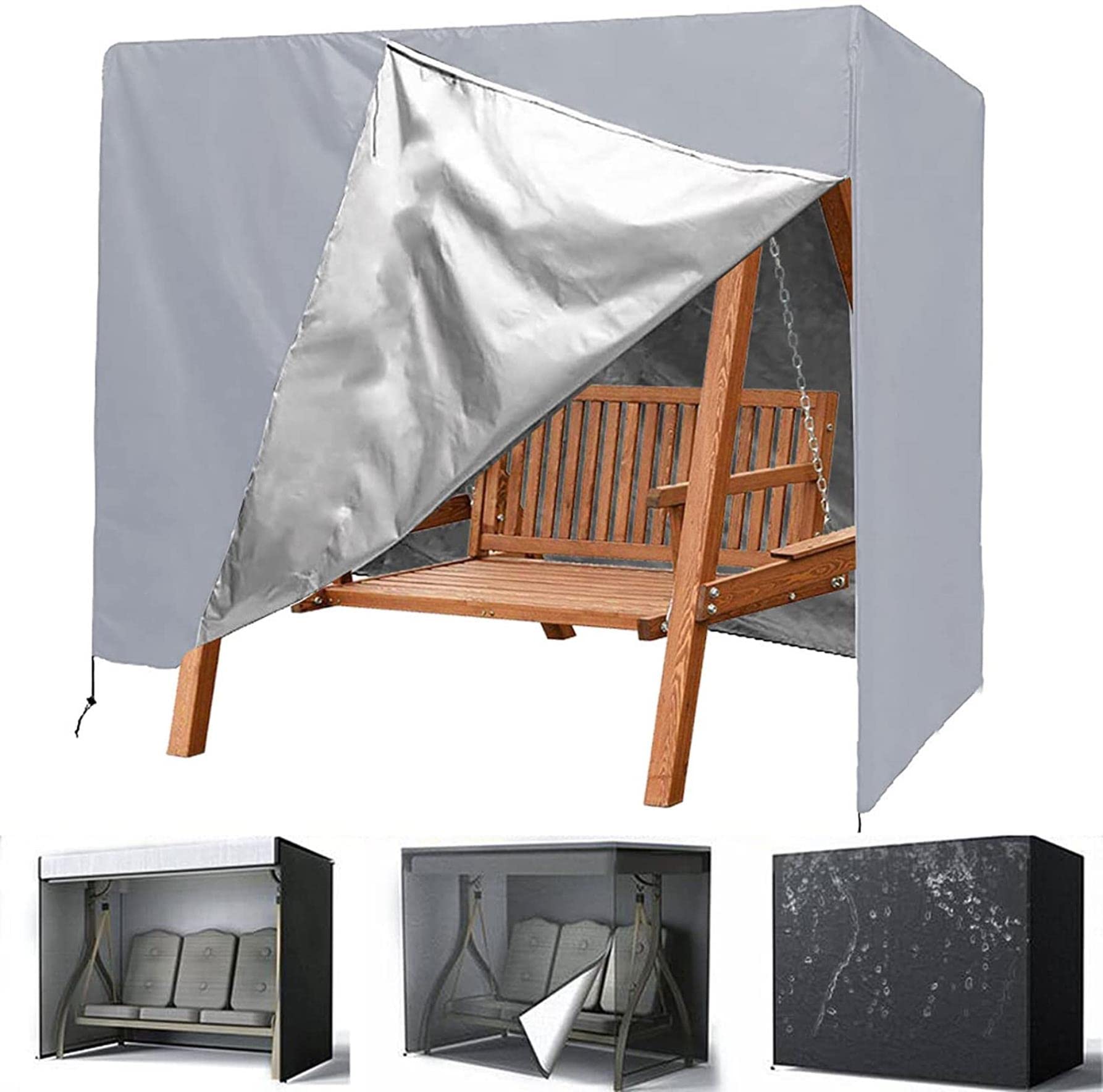 Housse de protection pour balancelle extérieure de terrasse familiale
