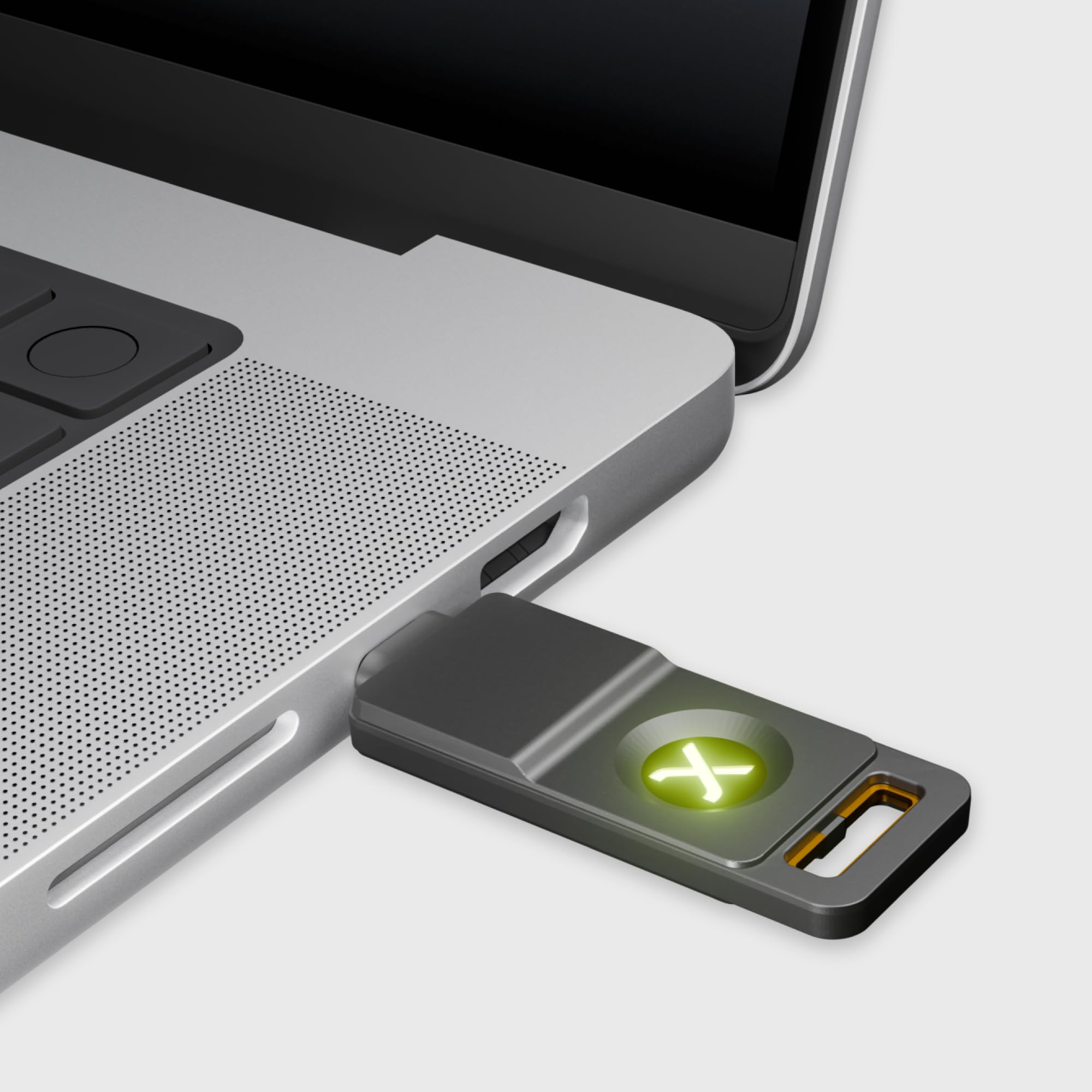 SecuX PUFido Drive Clife Key - Llave de seguridad USB C con tecnología PUF y unidad flash integrada, hardware certificado FIDO2 U2F, seguridad no clonable enraizada para inicio de sesión sin