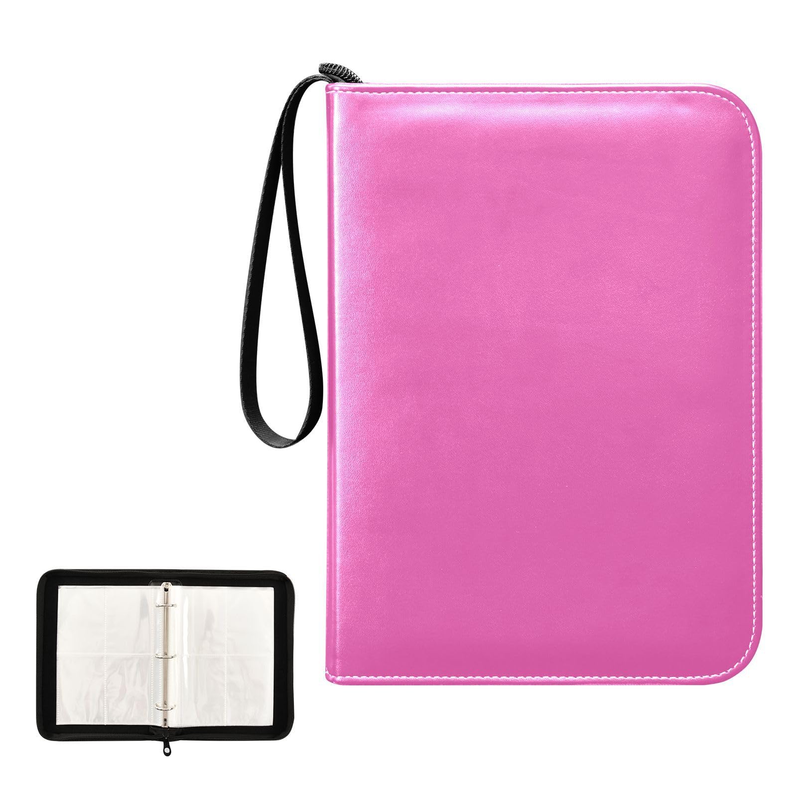 Amazon.com: Hot Pink Card Binder 400 Pockets Trading Card Storage