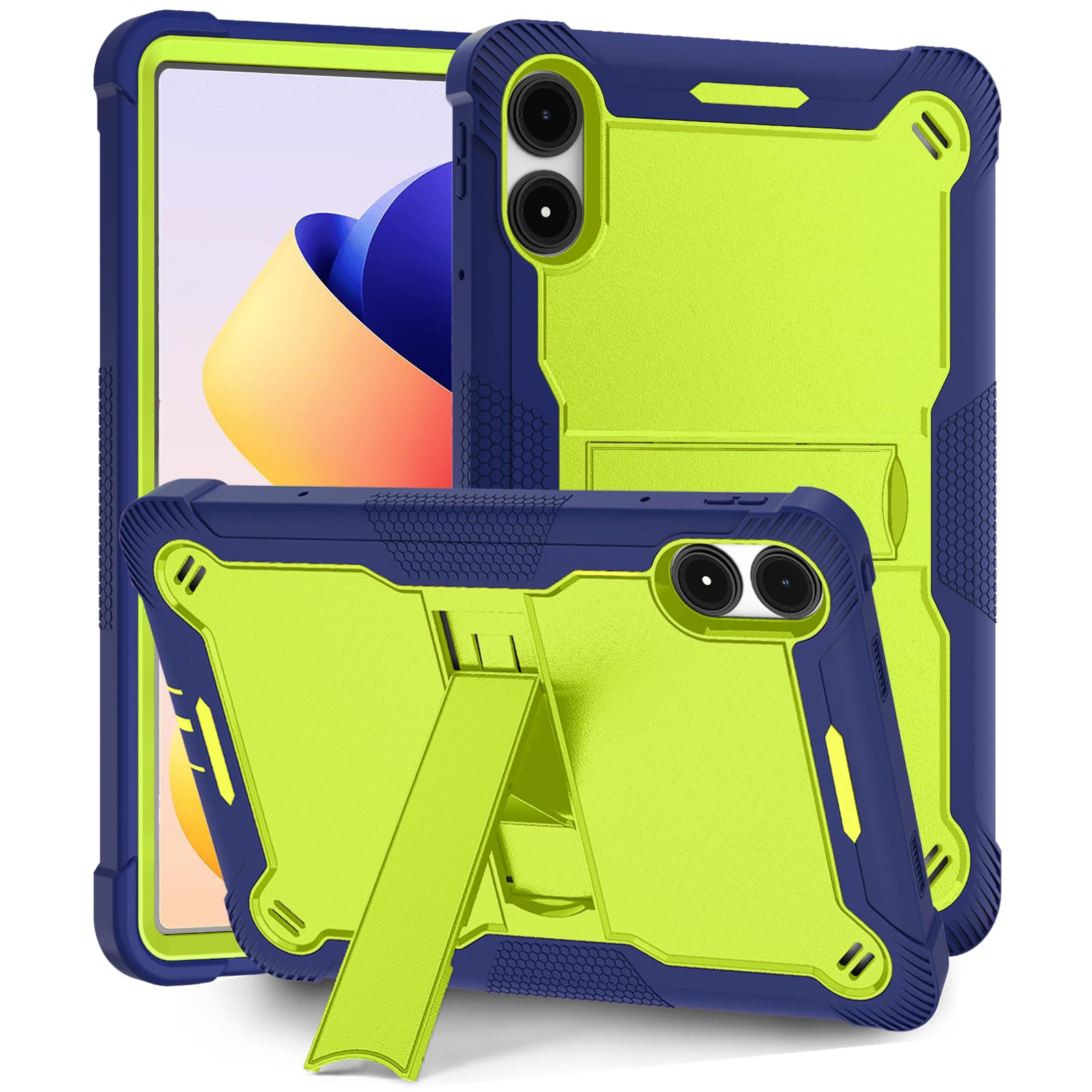 Funda tablet para Redmi Pad Pro 5G 12.1 pulgadas carcasa infantil azul y verde 8