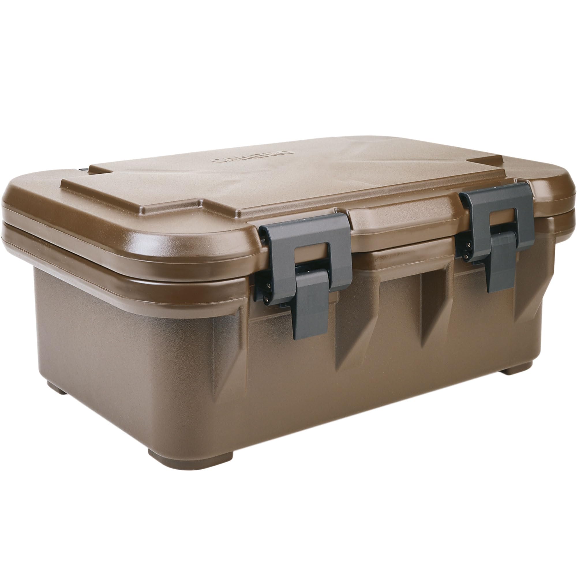 cambro insulated food pan carrier - 6 inch deep hotbox and food warmer for catering & transport - top load s-series (brown)