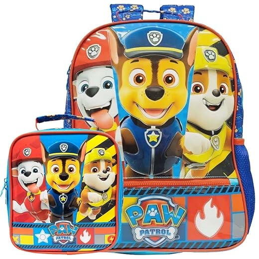 Kit Mochila de Costa Grande+Lancheira Patrulha Canina Xeryus