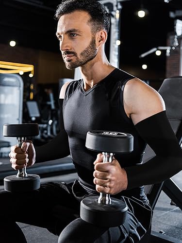 Miniatura 3 de 10 pares de mangas de sol refrescantes para hombres y mujeres con protección ultravioleta Negro, Negro, Blanco, Negro, blanco, beige, rosa, morado,