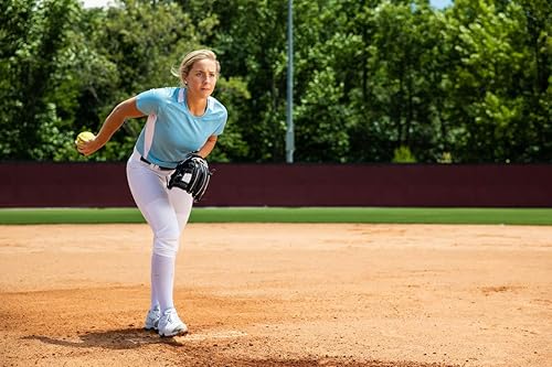 Miniatura 5 de Mizuno Fastpitch - Camiseta de softball con cuello redondo