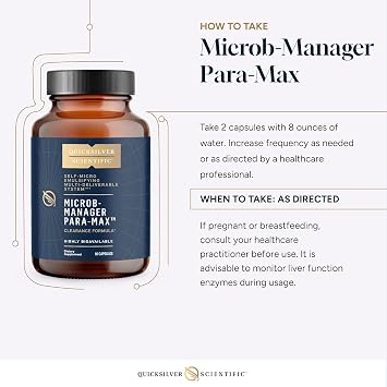 Quicksilver Scientific Microb-Manager para-Max, Immune Support, 30 Servings
