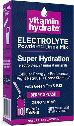 Mezcla de bebida en polvo con electrolitos, súper hidratación, aumenta la resistencia y combate la fatiga, repleta de electrolitos, vitaminas y