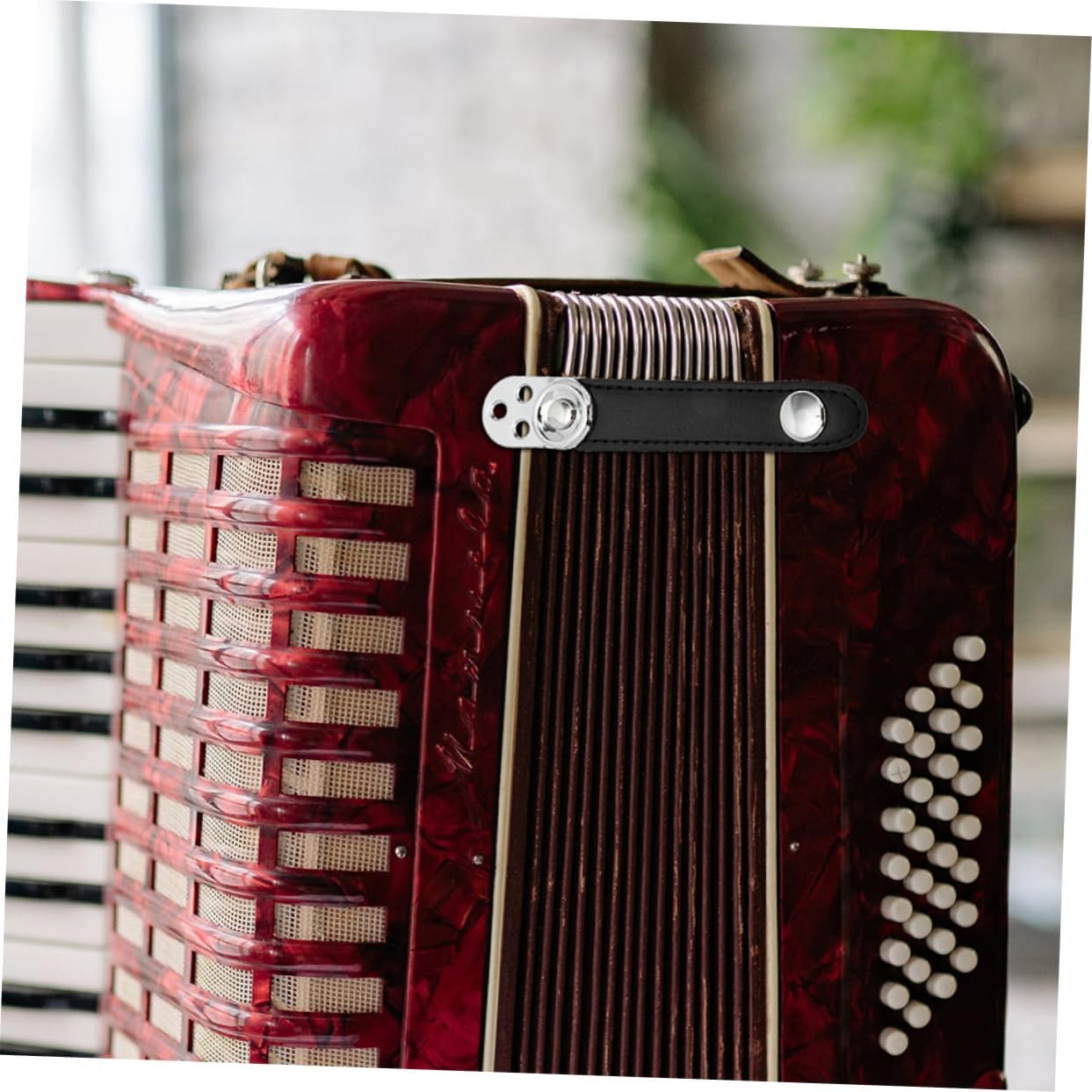 2sets Double Layer Accordion Straps Buckles Performance Music Teaching and and Easy to Install Design Included