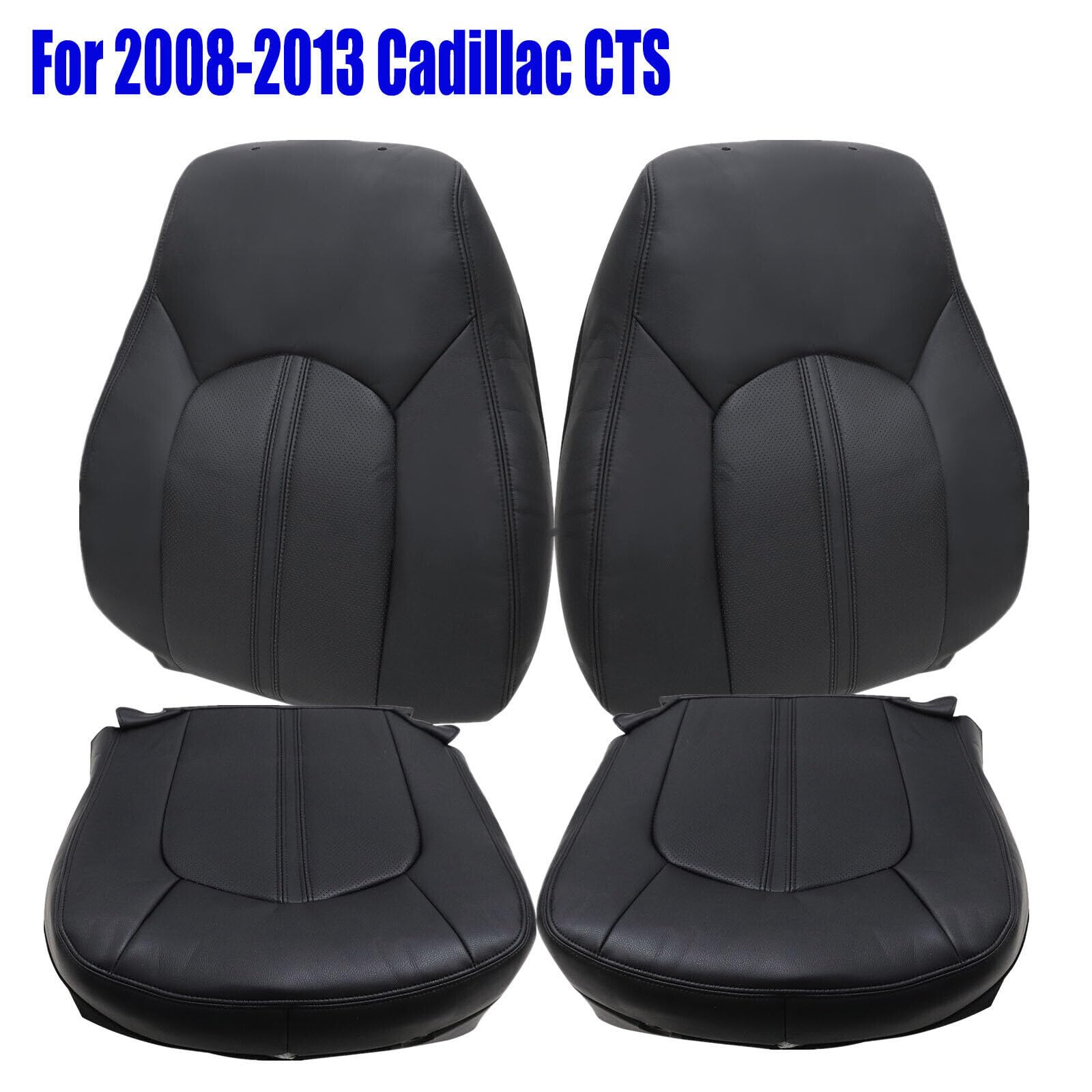 Akcesoria zamienne do samochodu pokrowiec na dolne i górne siedzenie kierowcy do Cadillac CTS 2008-2013, 4 szt