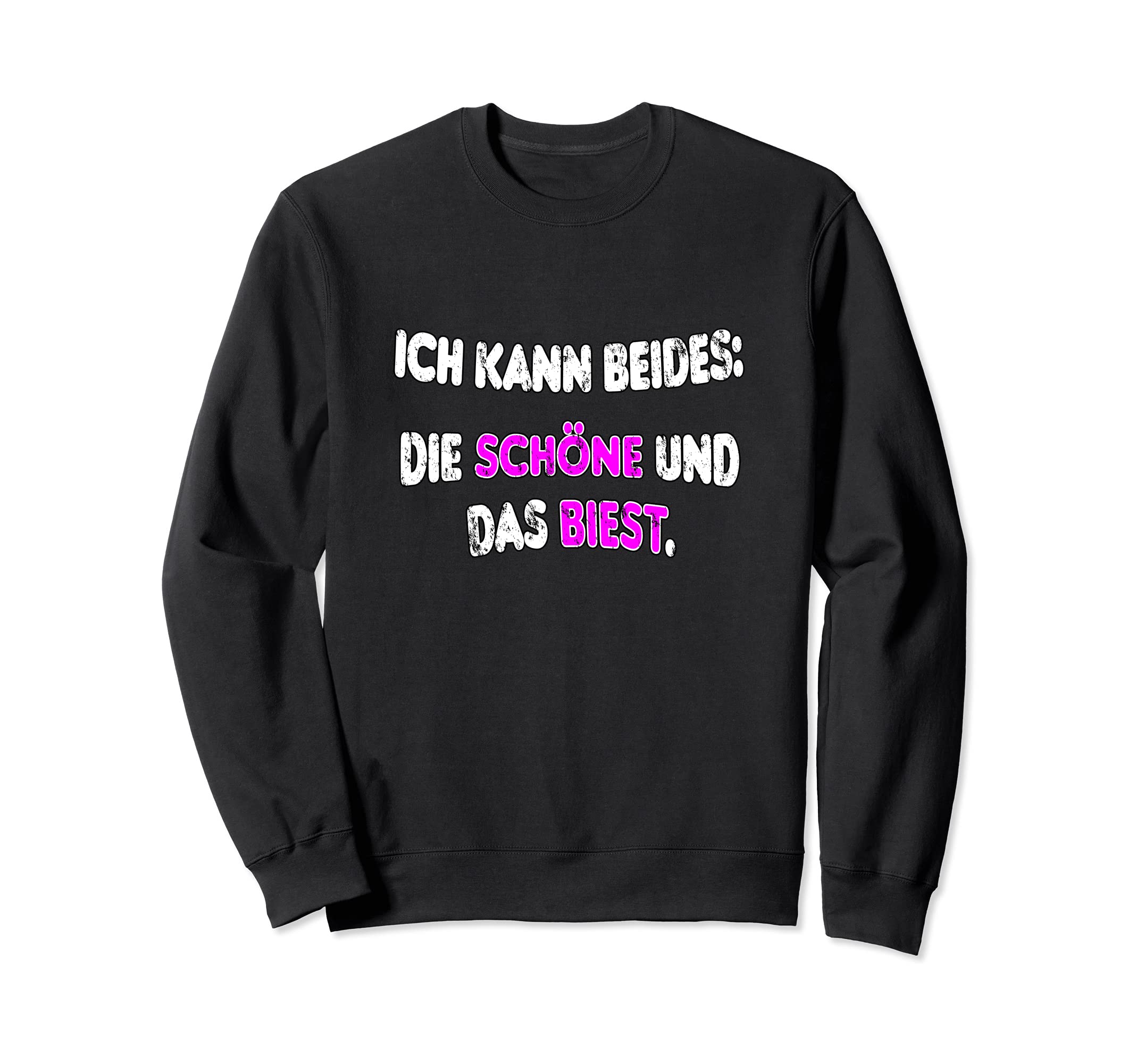 Die Schöne Und Das Biest Sweatshirt - Lustiges Design, 8.5oz Baumwolle