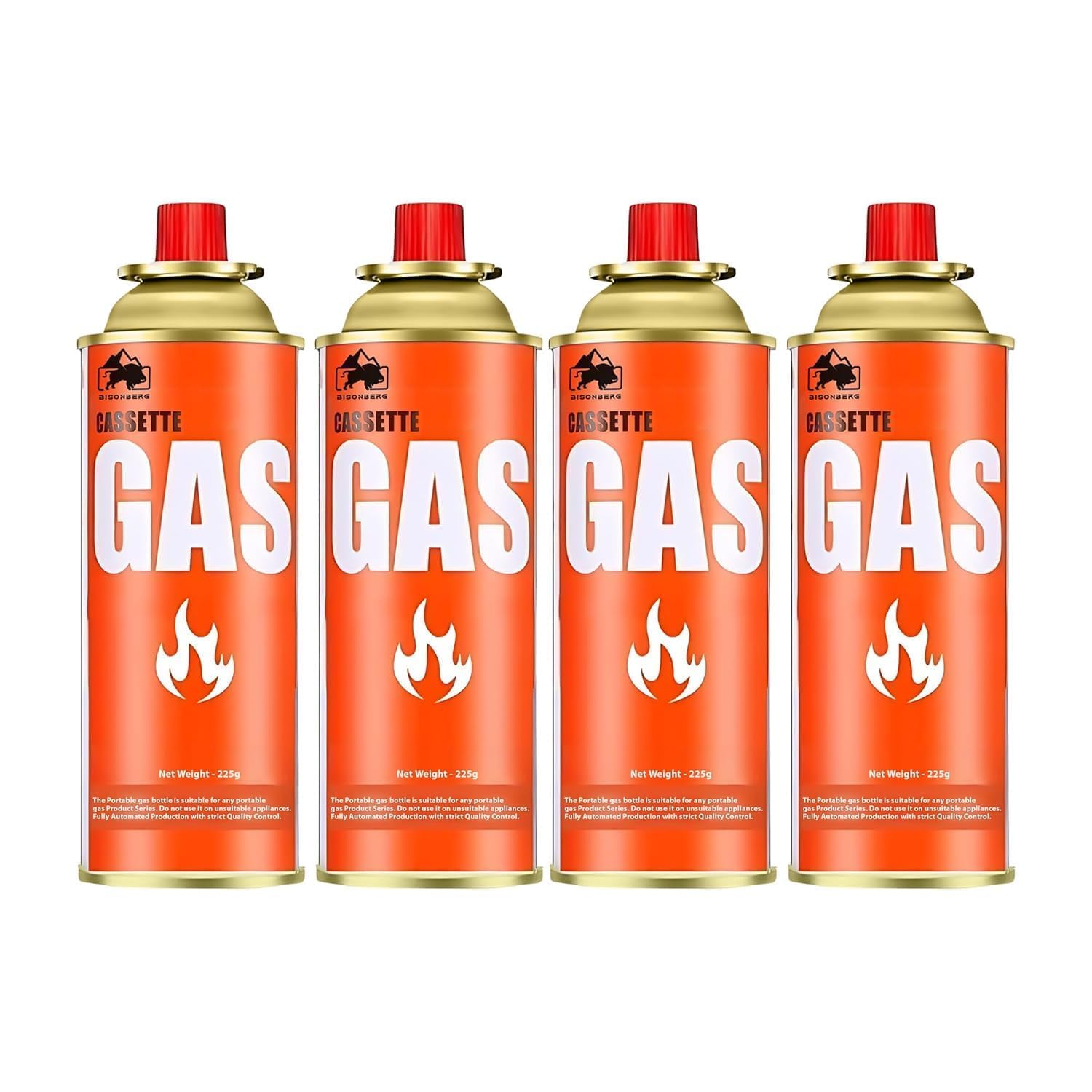 R.O.H.C 225G Refillable Butane Gas Canister - High-Performance Fuel for Lighters, Small Stoves, Flame Torches, Welding, Soldering, Food Baking, and Burners - Safety Release Device Included Pack 4-picture-26