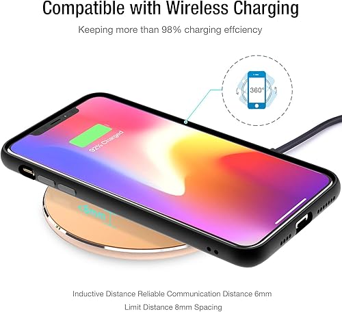 Miniatura 3 de TOZO Cargador inalámbrico portátil ultrafino de 15 W, almohadilla de carga inalámbrica rápida compatible con iPhone 1716 Plus16 Pro Max 151413SE,