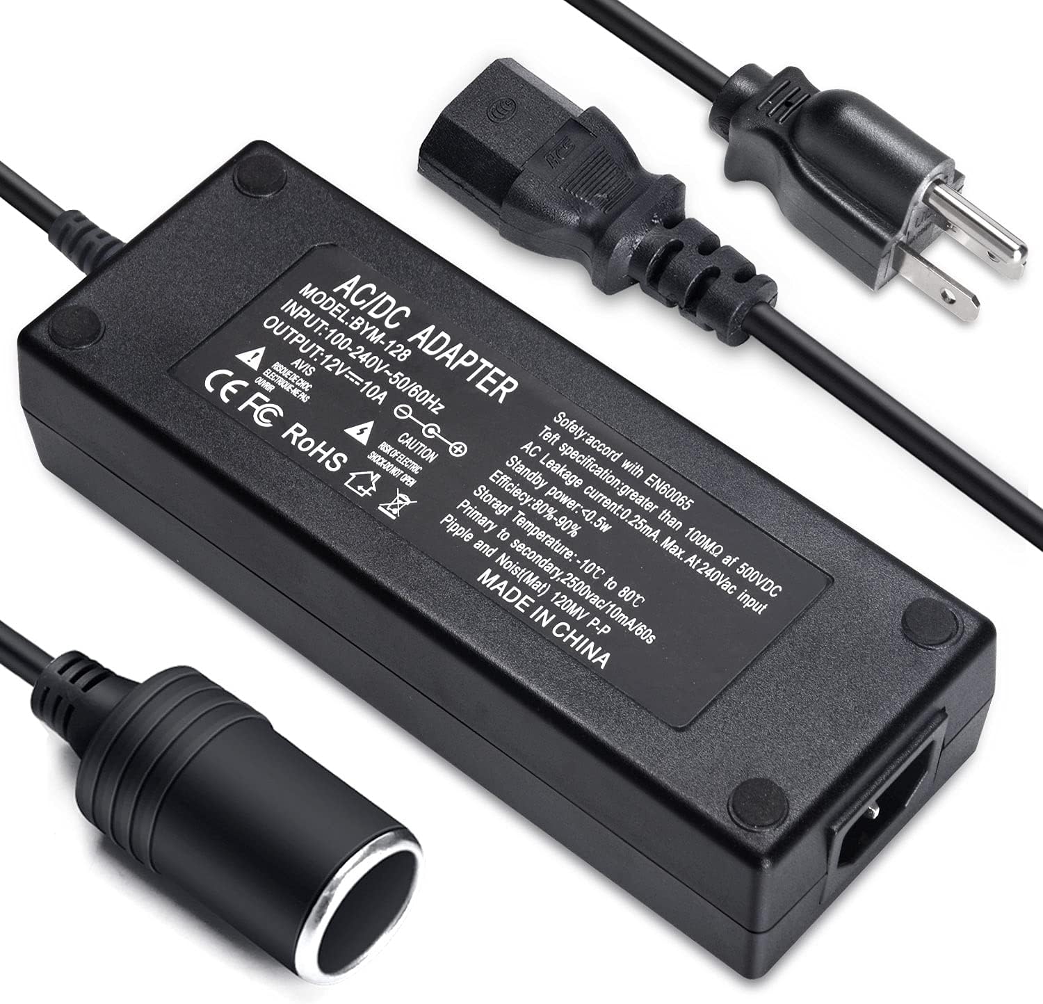 Convertidor de corriente de 110 V a 12 V 10 A con adaptador de CA de CA ...