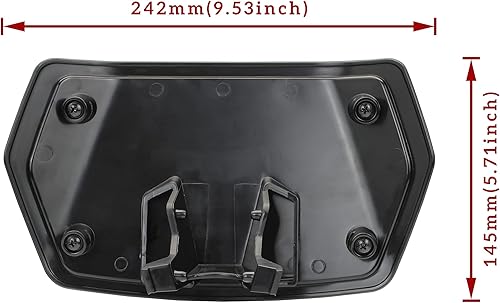 Miniatura 6 de SAUTVS Alerón de calibre de plástico para Can-Am Ryker, kit de alerón de calibre negro para Can Am Ryker 600 900 Sport & Rally Edition, accesorios