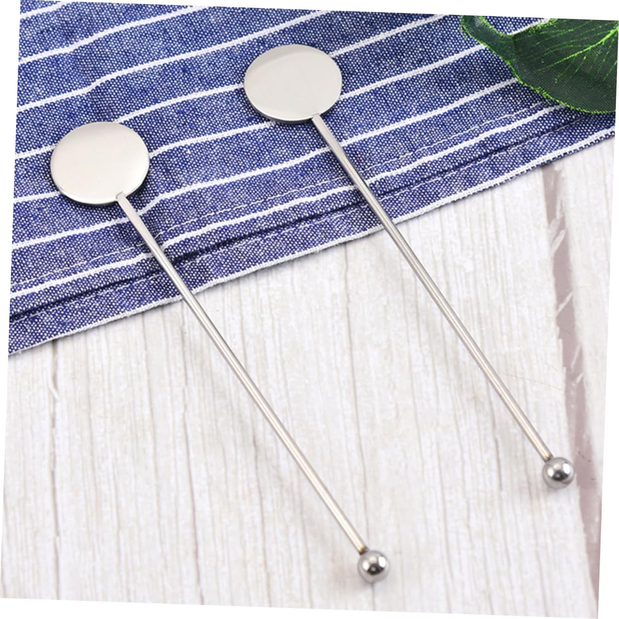 10pcs Multi-use Cold Drink Swizzle Sticks Long Stirring Spoon for Cocktails Milk Powder Sticks