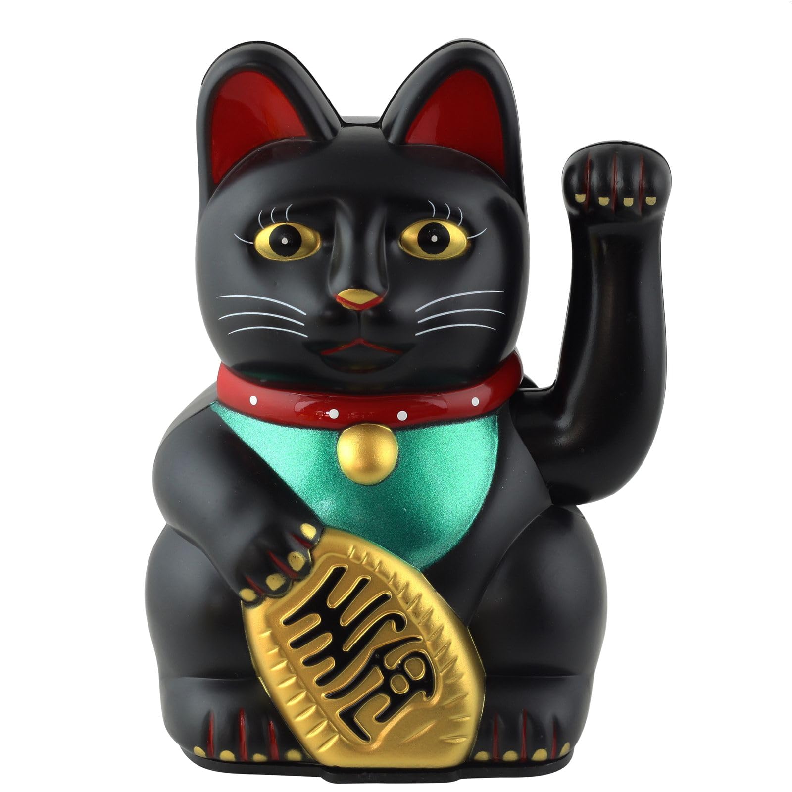 Freak Scene Lucky cat - Maneki Neko - Waving cat - 13 cm - black