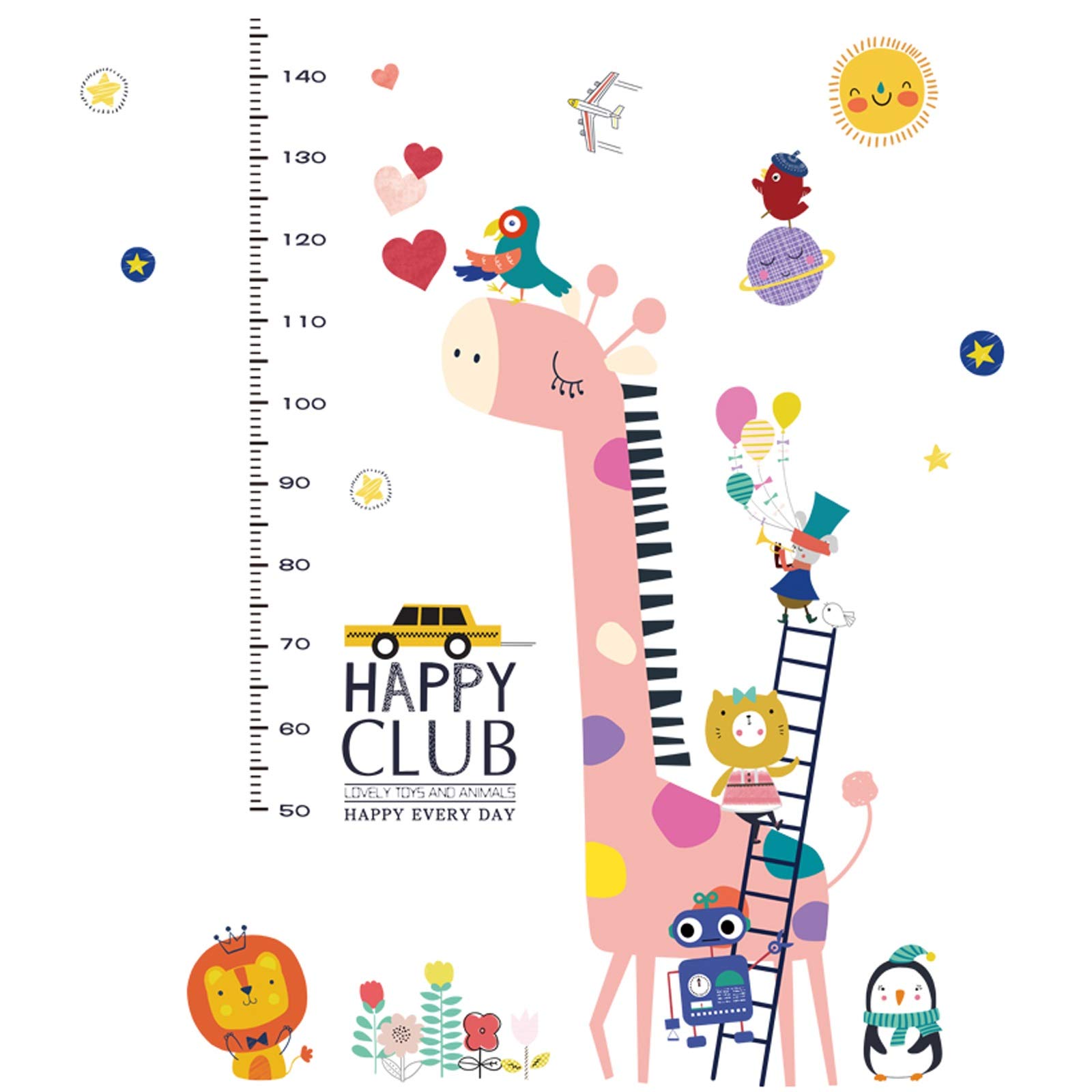 Gráficos de altura de bebé perfectos para decorar el dormitorio infantil y medir su crecimiento