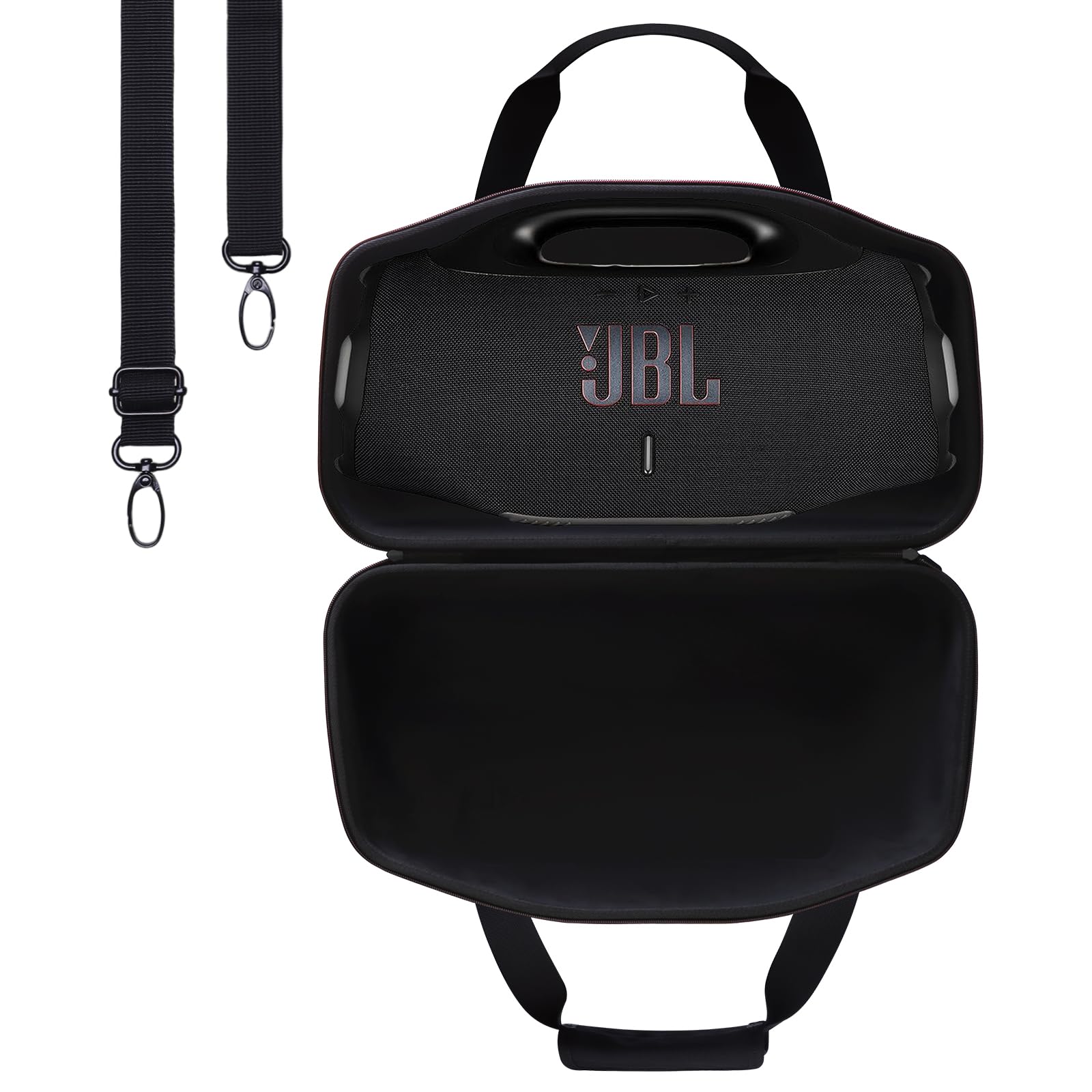 Tasche für JBL Boombox 4 leistungsstärkste tragbare, wasserdichte Lautsprecher, Schwarz | Hartschalen-Tragetasche für JBL Boombox 4 leistungsstarke, tragbare, wasserdichte Lautsprecher