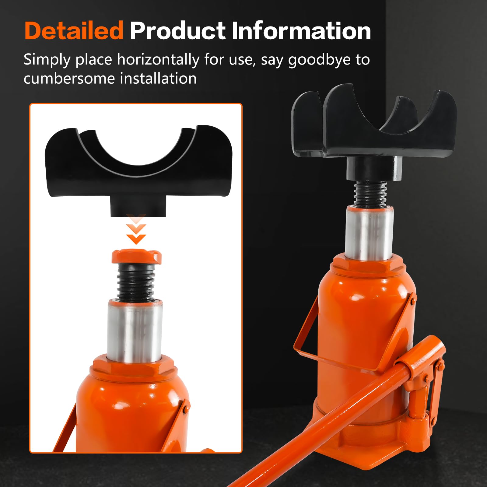 Snapklik.com : Bottle Jack Adapter, Axle Saddle For 2
