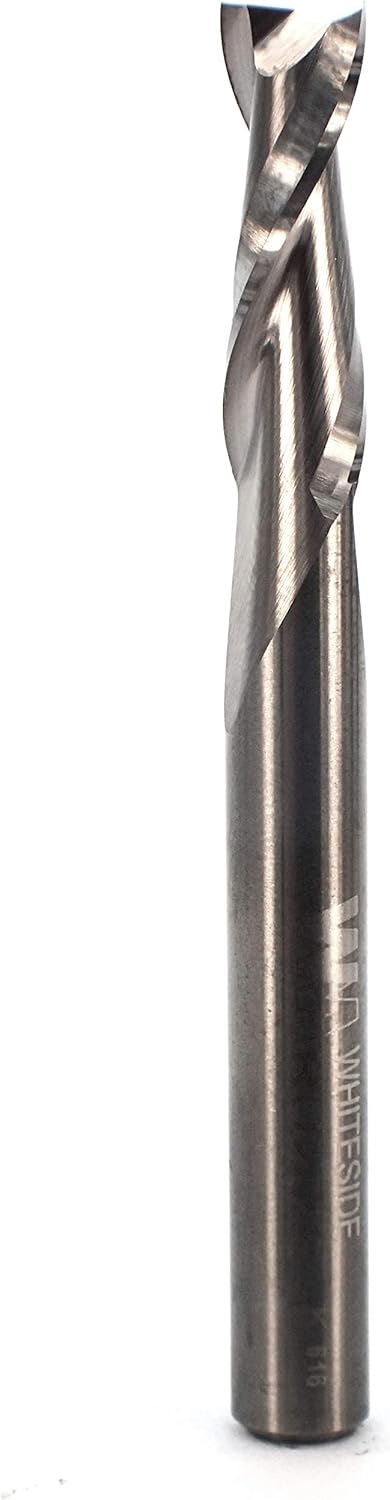 Whiteside Router Bits RU2075 Standard Spiral Bit with Up Cut Solid Carbide 1/4-Inch Cutting Diameter and 3/4-Inch Cutting Length