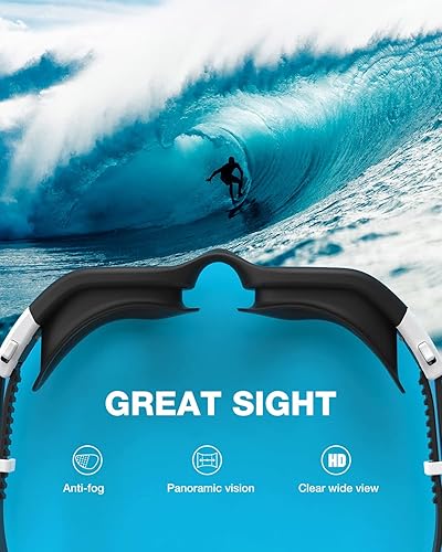 Miniatura 4 de ZIONOR Gafas de natación G1 SE gafas de natación antivaho para adultos hombres y mujeres