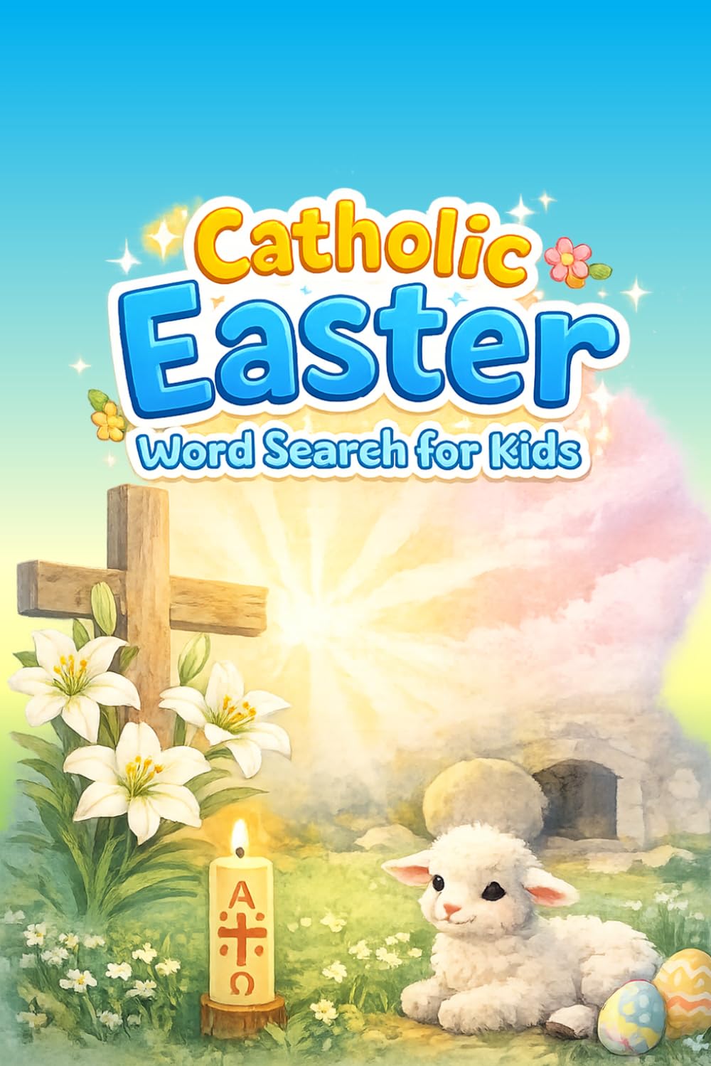 Catholic Easter Word Search for Kids
