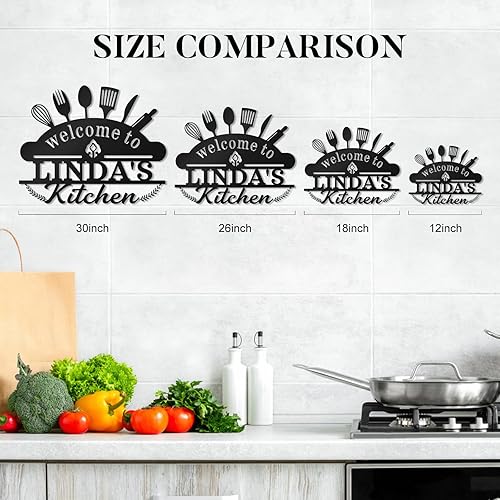Miniatura 6 de Letreros de cocina personalizados para decoración de pared, letrero de metal personalizado, letrero de cocina personalizado, decoración de pared