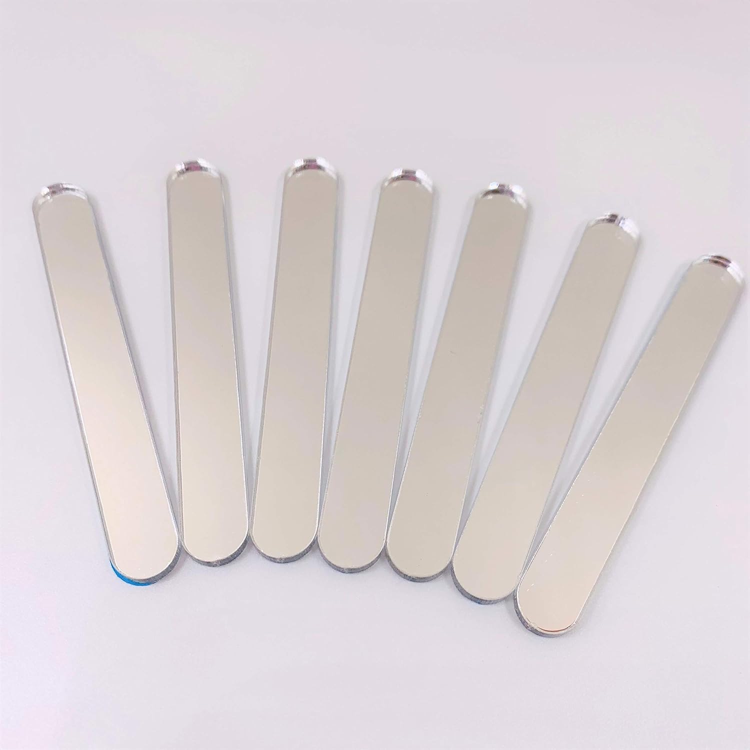 Reusable Acrylic Cakesicle Popsicle Sticks Pack of 50 (Mirror Silver)