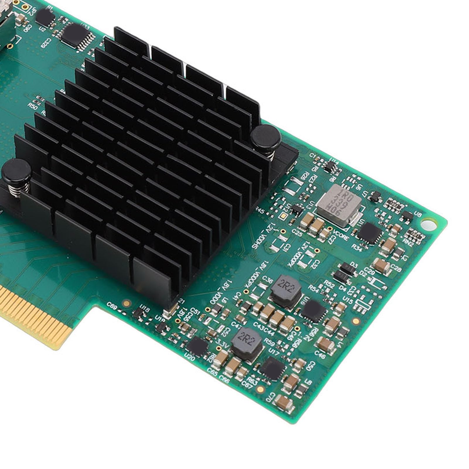 XUMIUZIY Scheda di Rete per Server a Doppia Porta, Adattatore di Rete Ad Alta velocità da 10 Gbps 25 Gbps con Tecnologia RDMA a Bassa Latenza, per Data Center WinOS VMware