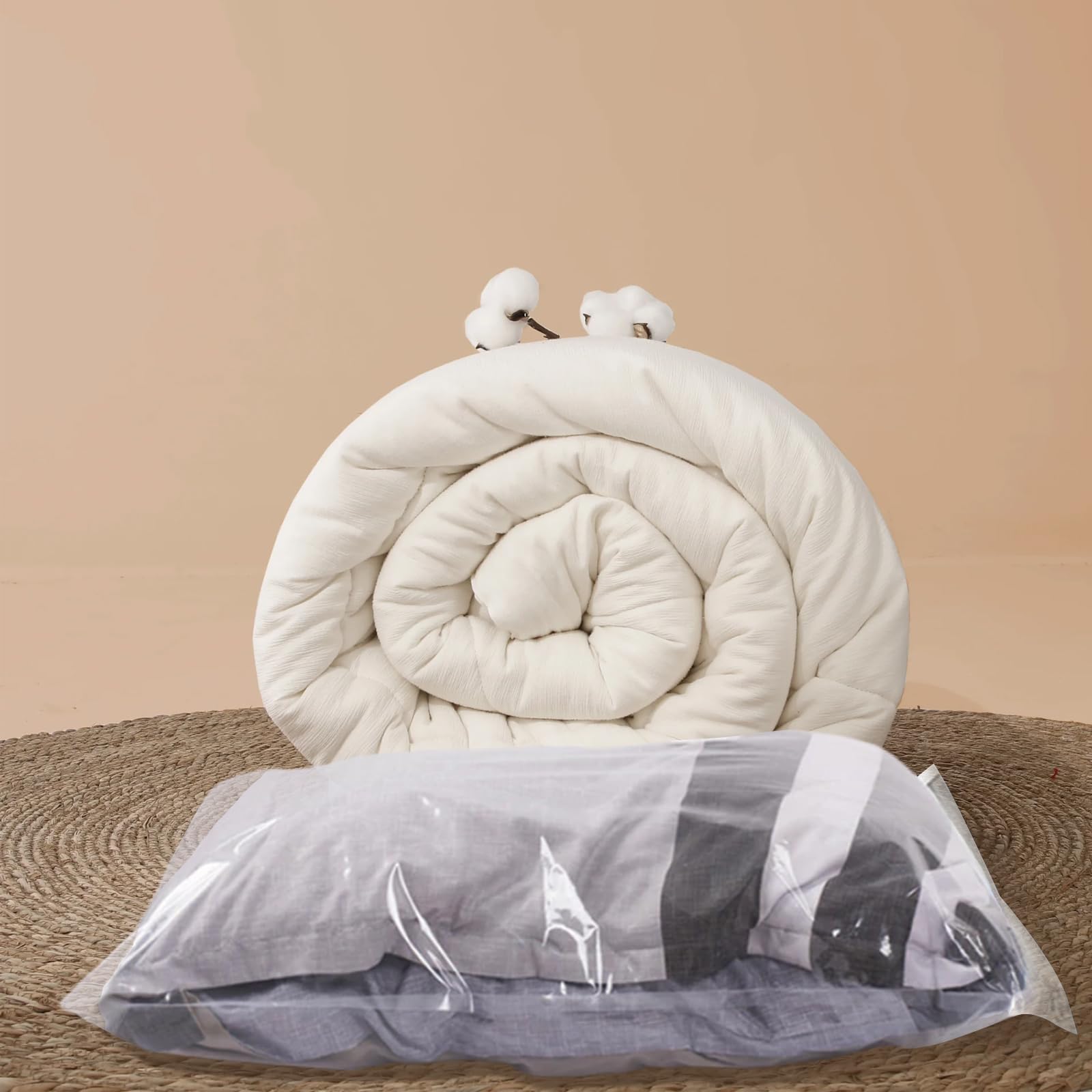 MOUYAT 50 bolsas transparentes con cierre de cremallera grandes, bolsas de almacenamiento de plástico de 50 x 60 cm, bolsas con cierre hermético para ropa, edredones, ropa voluminosa, mantas