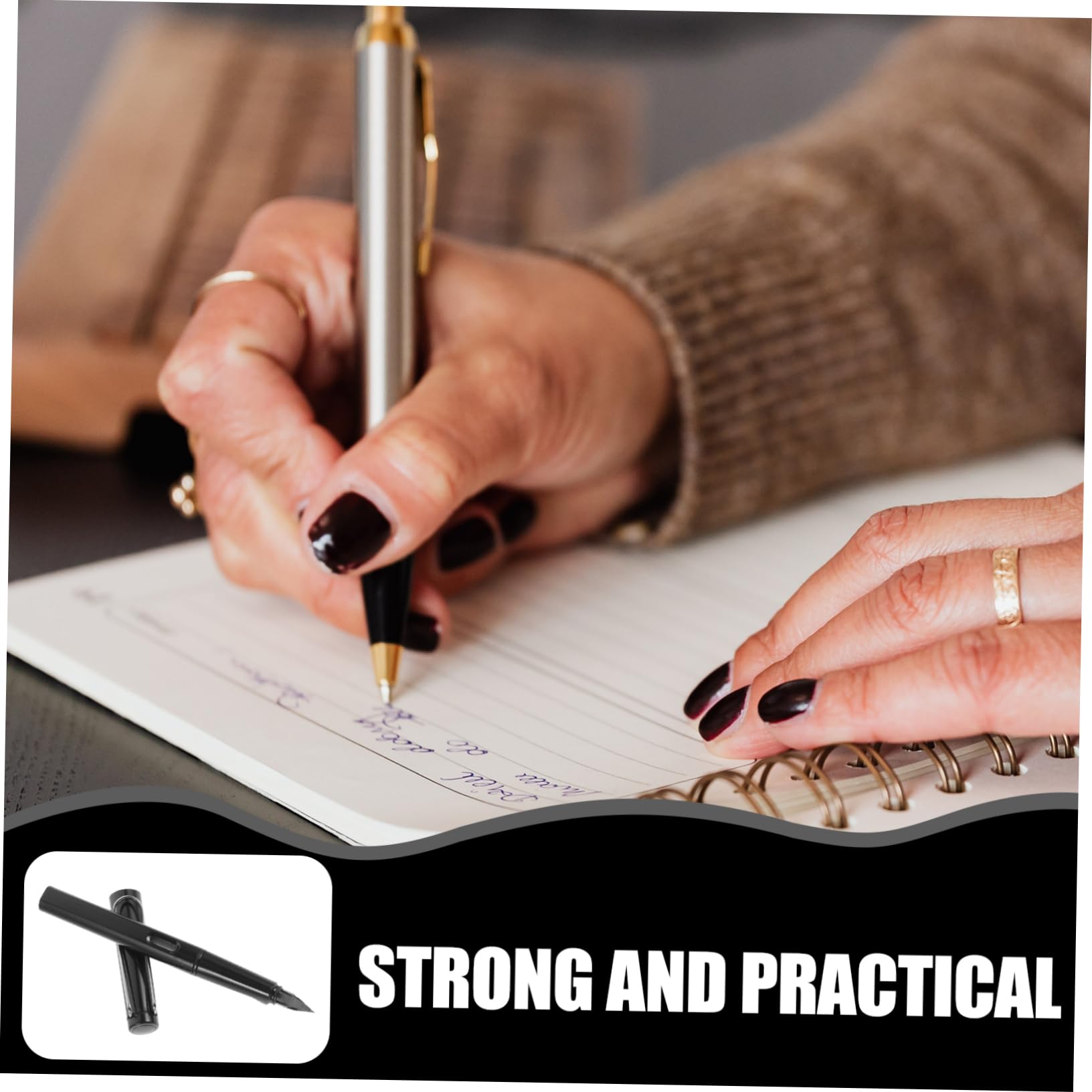Gadpiparty 5 Ensembles pour Stylos Plume avec Stylos Pointe Fine pour Écriture Scolaire