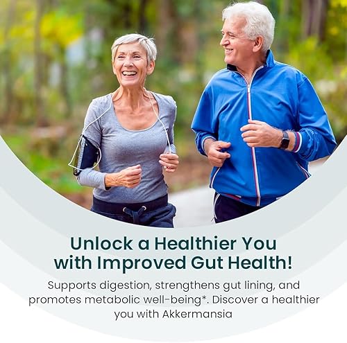 Miniatura 4 de UpNourish Probiotics for GLP-1 Support, 5 Billion TFU Akkermansia Muciniphila for Digestive Health, Leaky Gut, Immunity and Metabolic Health