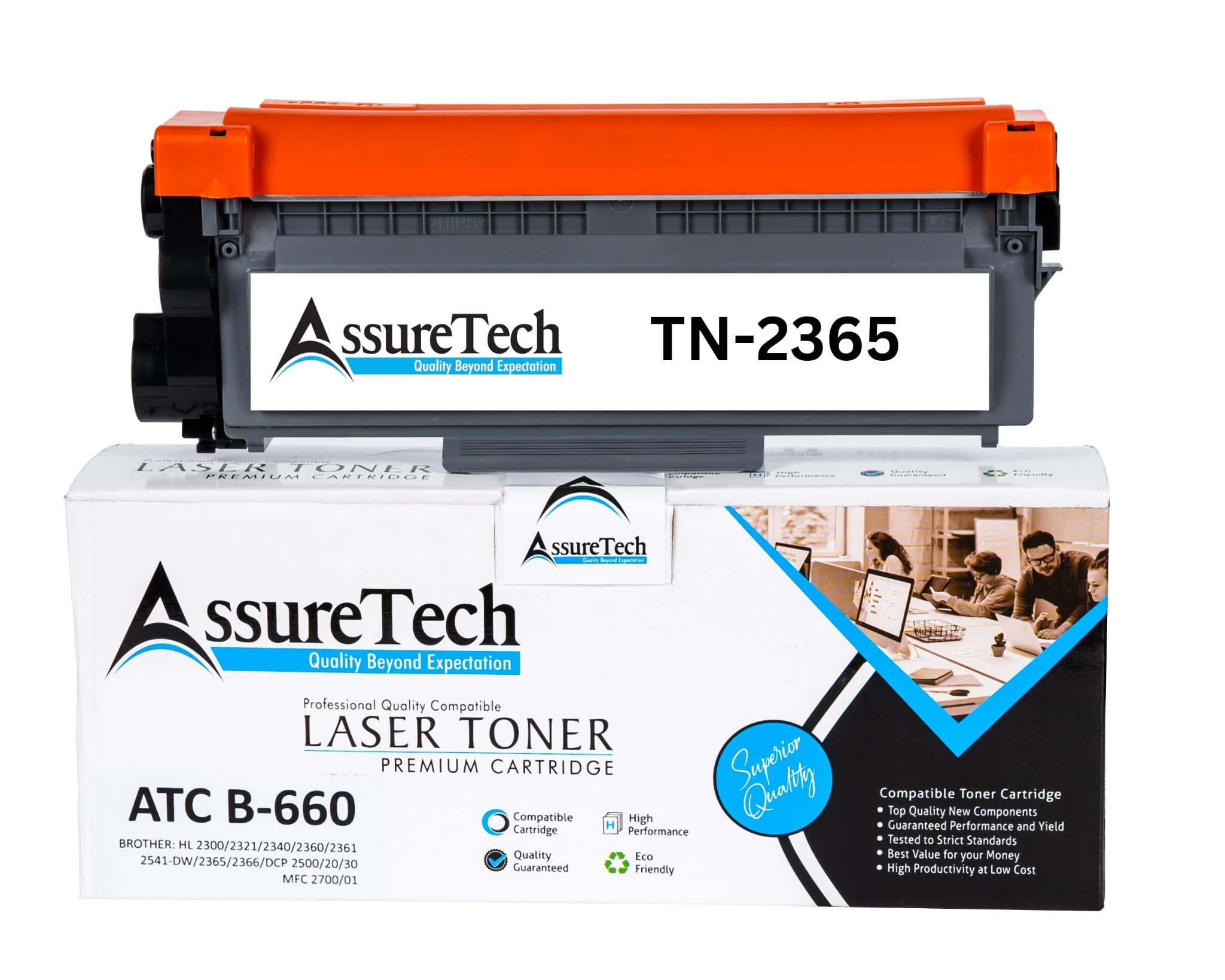 AssureTech TN-2365 / 660 Compatible Toner Cartridge for use in HL-L2321D, HL-L2361DN, HL-L2366DW, DCP-L2520D, DCP-L2541DW, MFC-L2701D and MFC-L2701DW (B08P6X7WRC) Amazon Price History, Amazon Price Tracker