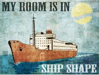 ArtDirect Ship Shape Unframed Art Print Giclee Poster by GST - Ready for Framing with Customization Sizes 10x8, 14x11, 20x15, 32x24, 48x36, and 60x45 Inches