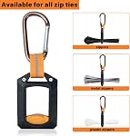 2pcs Zip Tie Holder and Organizer for Cable Arrangement, Mount for Multi-Purpose Indoor and Outdoor Use (Black)