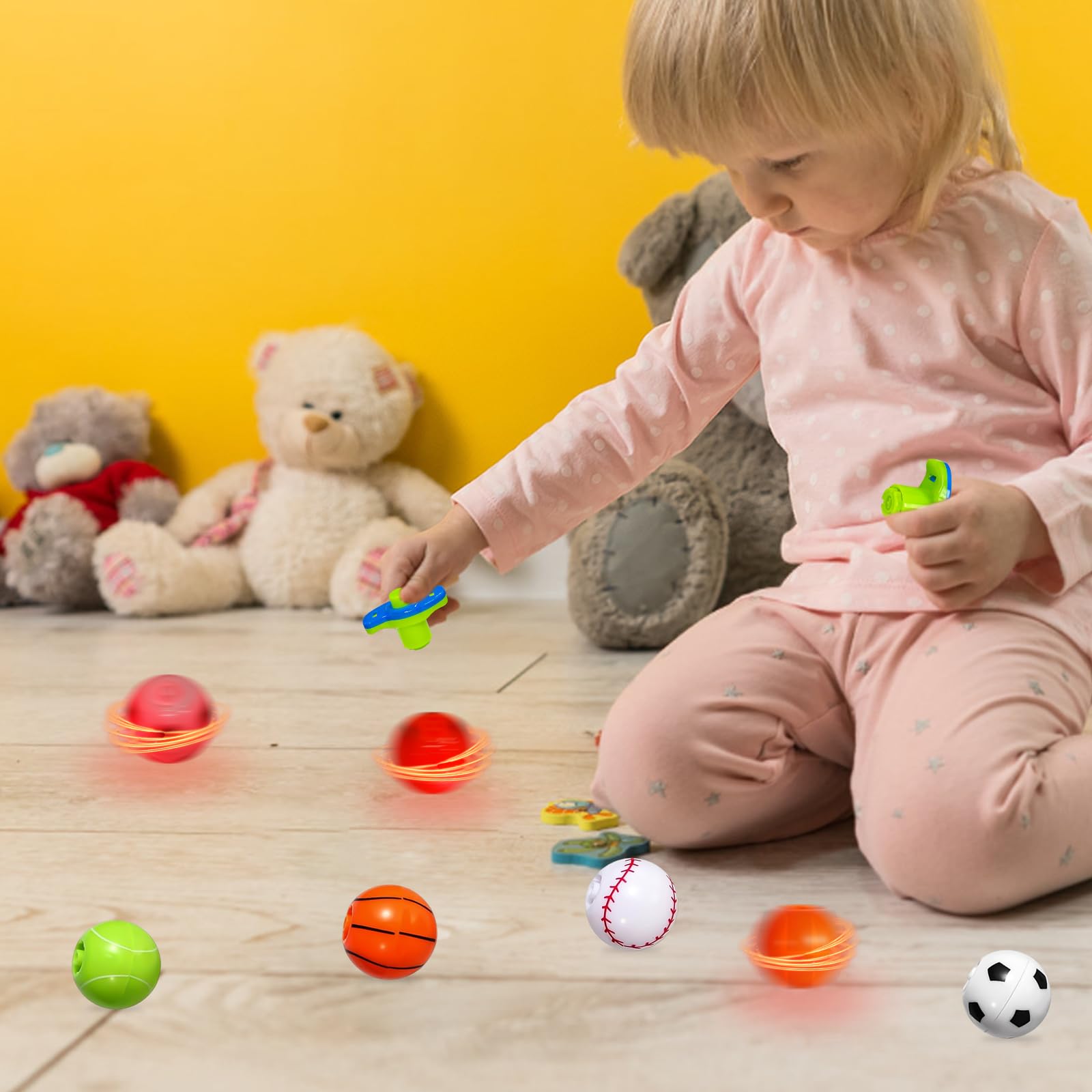 Cadeau Anniversaire Enfant Ce Jeu De Toupie Gyroscope Est Un Jouet Lumineux, Super Cadeau De Noël Mini Jouet Anniversaire Enfant