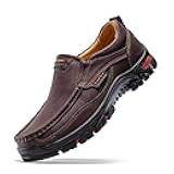 FLYLAND Basic 1.0 Men's Fashion Loafers Vintage Classical Leather Ankle Boots Handmade Chukka Boots Daily Casual Work Office Shoes Driving Shoes