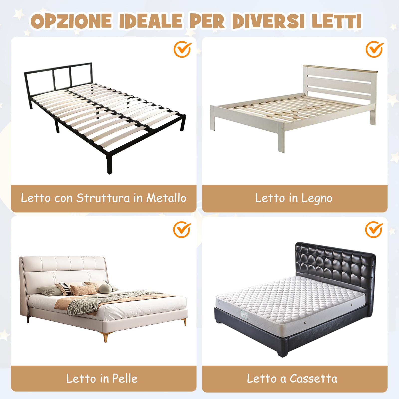 RELAX4LIFE Sponda Letto per Bambini 180cm/150cm, Barriera di Sicurezza, Traspirante e Pieghevole, Sbarra Letto per Letti Singoli e Matrimoniali (180 x 41 x 55 cm,Beige)