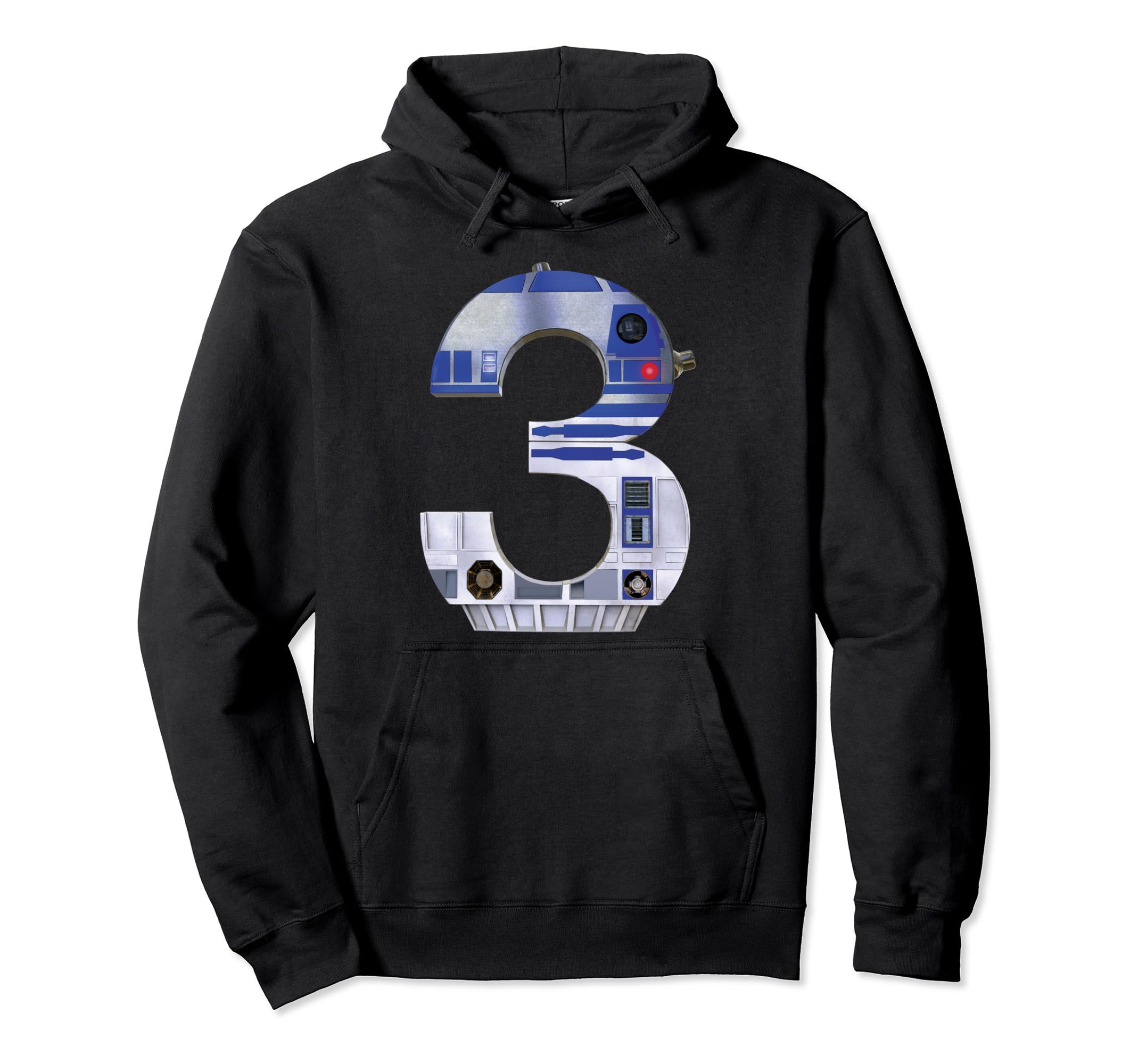 Sweat R2-D2 Star Wars 3 ans : pull à capuche enfant pour anniversaire