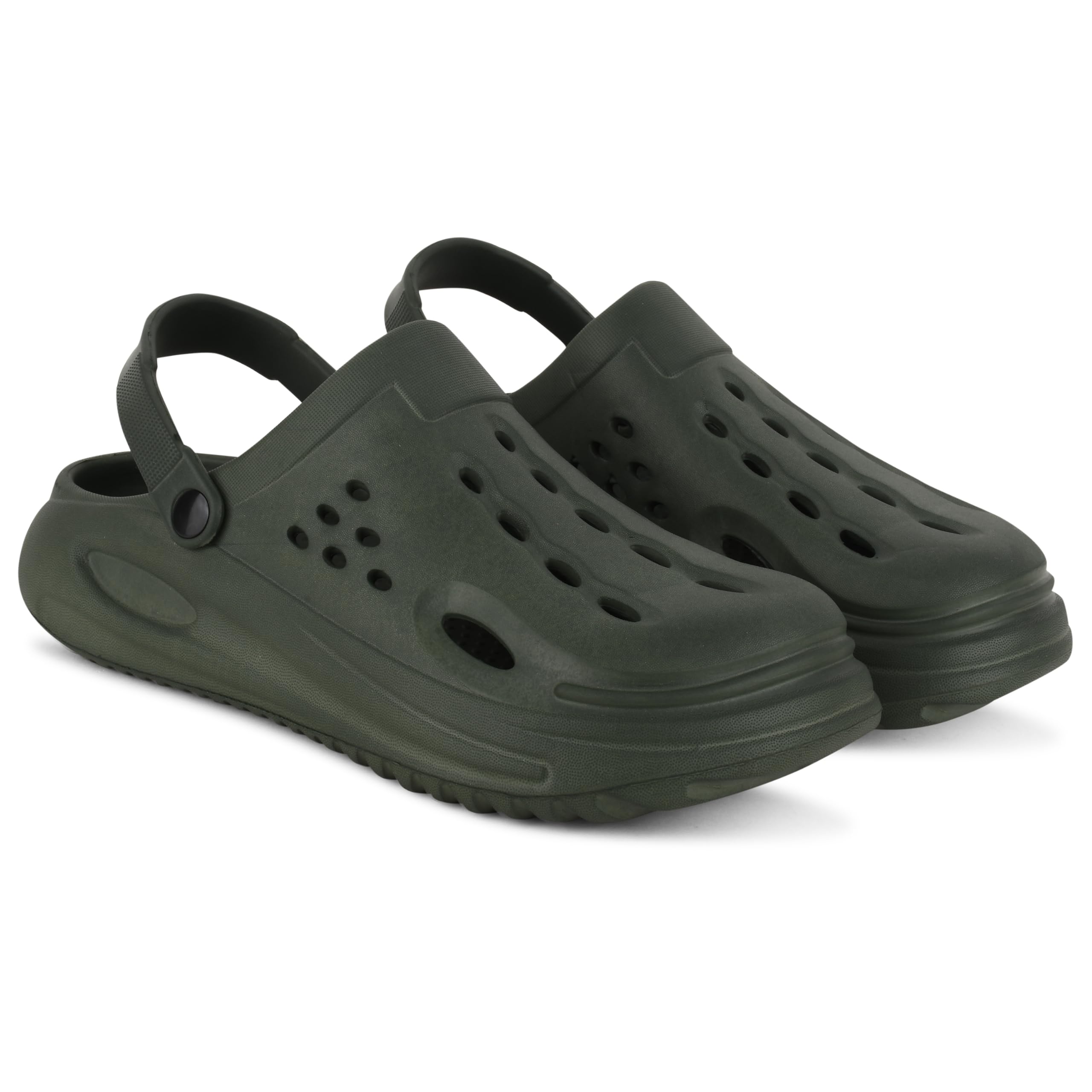 BEONZA Super Soft Mens Casual Sports Clogs/Sandals with Adjustable Back Strap for Adult | Comfortable & Lightweight| Stylish & Anti-Skid| Waterproof & Everyday Use Mules for Gents/Boys Olive (B0DD4BLYPT) Amazon Price History, Amazon Price Tracker
