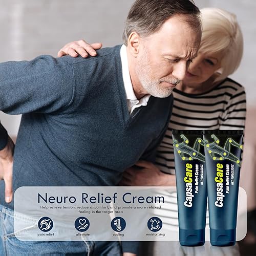 Miniatura 4 de Crema para aliviar la neuropatía Capsacare 2 piezas  Crema neurocalmante para los nervios, contiene capsaicina, árnica, mentol, MSM y glucosamina,
