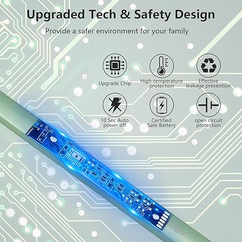 Miniatura 3 de MEIRUBY-Encendedor eléctrico, encendedor de velas recargable USB, encendedor de arco, encendedores para velas, campamento, barbacoa, uso familiar,