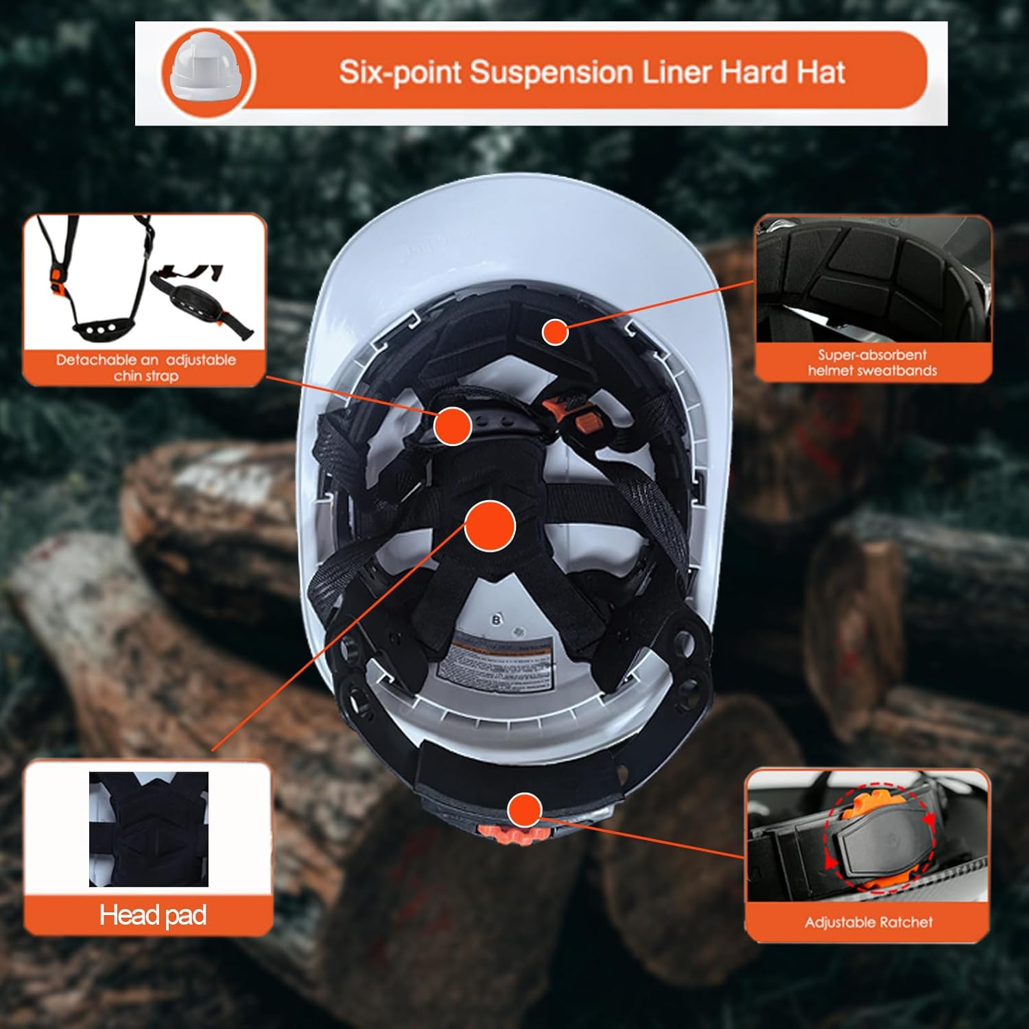 Customizable Cap Style Hard Hat，Construction Work Safety Helmet for Men&Women，Hard Hat with American Flag and Eagle Design