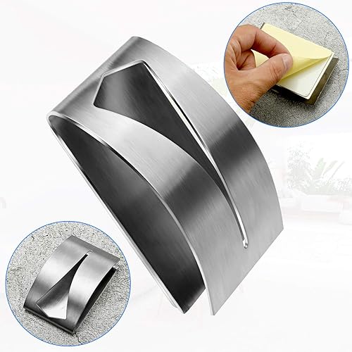 Miniatura 4 de Boao 4 ganchos autoadhesivos para toallas de acero inoxidable, gancho para toallas de cocina, soporte de pared sin perforación, soportes de té de