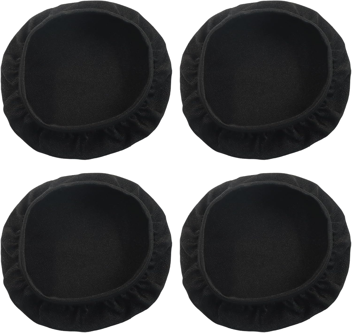2 Pairs Headphone Ear Covers, for 3.5-4.13 Inch Earpads, Black