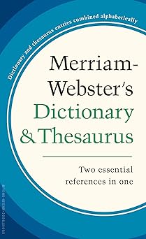 Merriam-Websters Dictionary And Thesaurus, Mass-Market Paperback