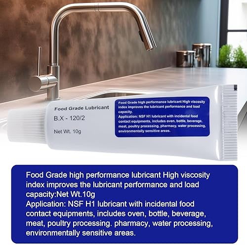 Miniatura 3 de Lubricantes multiusos Lubricante a presión y cremallera, grasa de grado alimenticio, grasa de silicona para bolsa de refrigerador, bolsa de