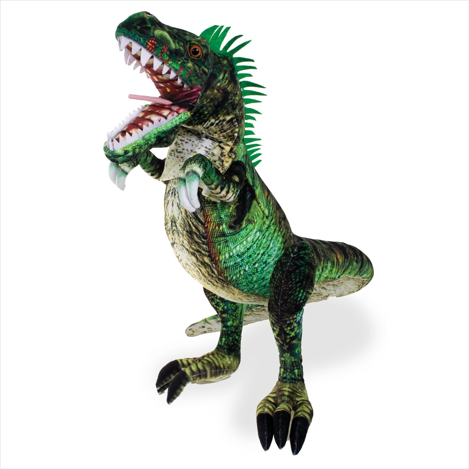 Real Planet 28"" T-Rex Puppet - Dinosaur Stuffed Animal Puppets Toys for Kids, Over 2 Feet Giant TRex Plush Hand Puppet Toy Dino Plush (Green T-Rex Puppet, 28""), TP70G
