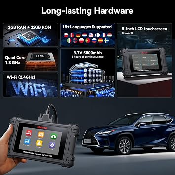 iCarsoft VAWS V4.0 Bidirectional Diagnostic Scan Tool for Most V.A.G Models as VW/Audi/ect and Other 2 Car Make All System OBD2 Scanner Up to 51 Service Live Data Code Reader AUTO VIN Free Update